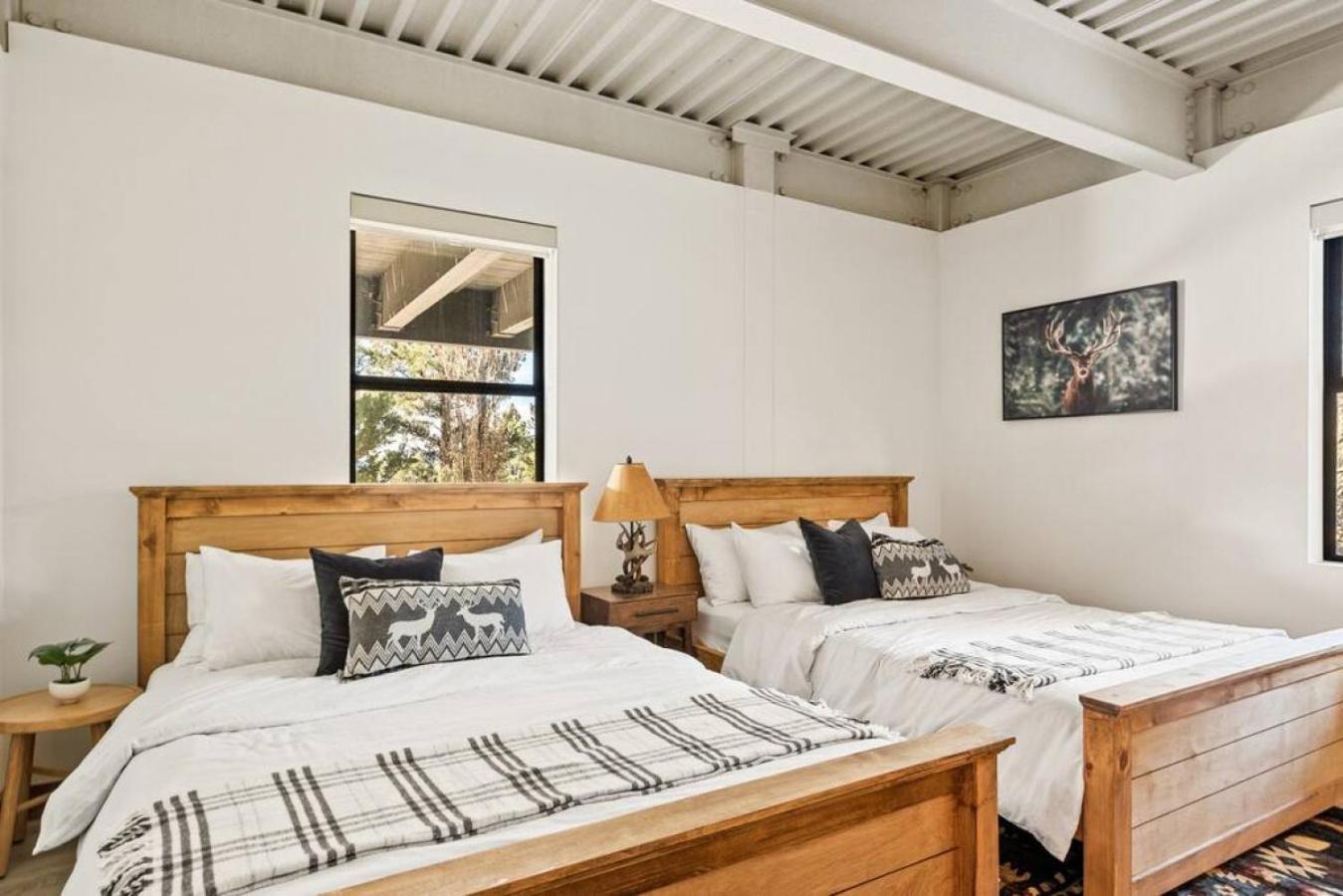 Steel Pine Lodge A Rustic Mountain Retreat Views Baldwin Lake 外观 照片