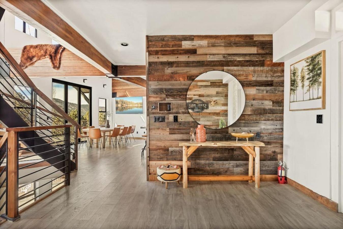Steel Pine Lodge A Rustic Mountain Retreat Views Baldwin Lake 外观 照片