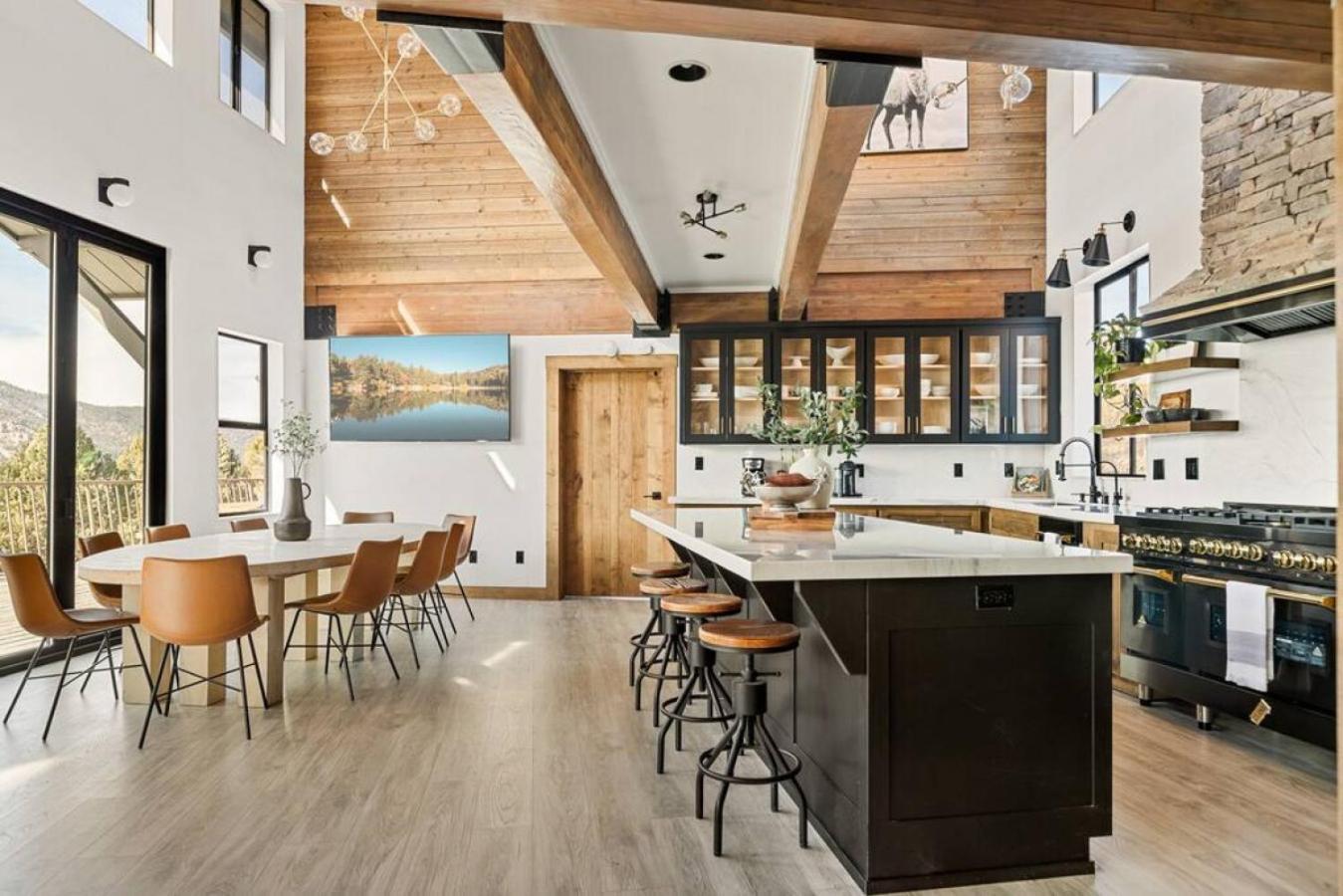 Steel Pine Lodge A Rustic Mountain Retreat Views Baldwin Lake 外观 照片