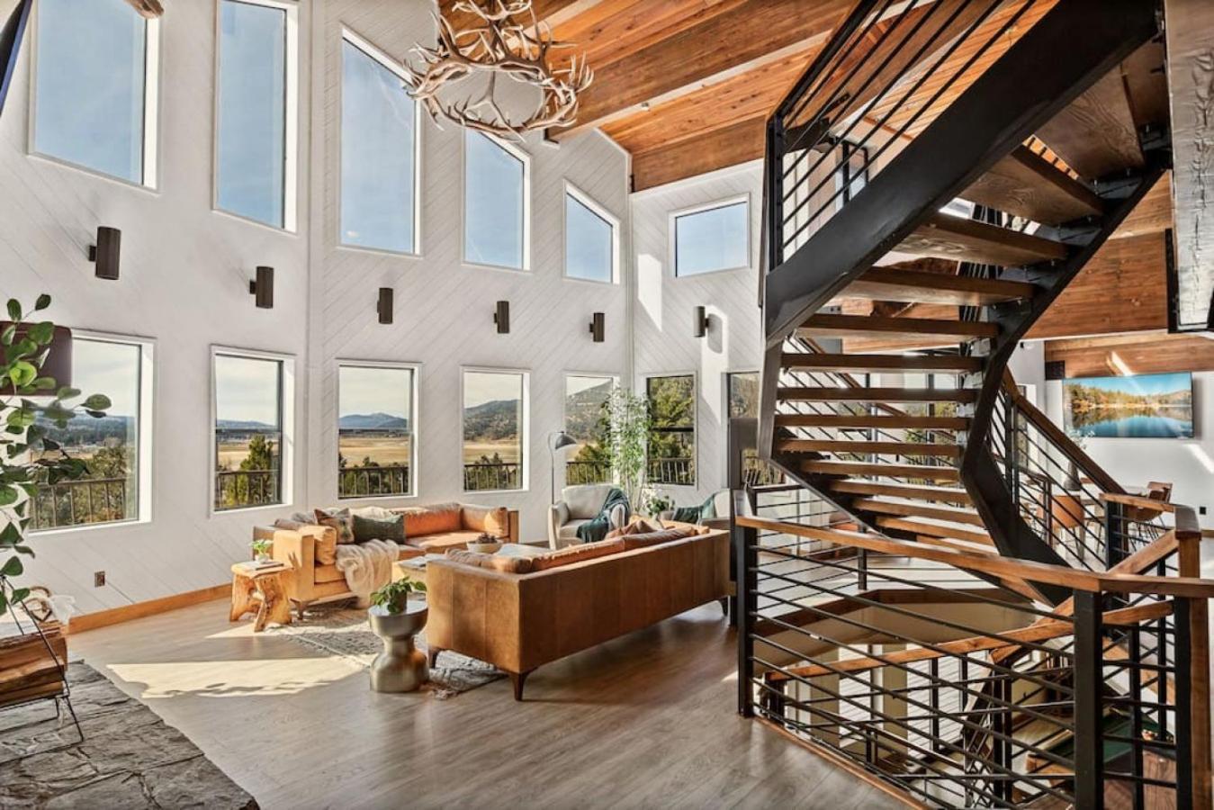 Steel Pine Lodge A Rustic Mountain Retreat Views Baldwin Lake 外观 照片
